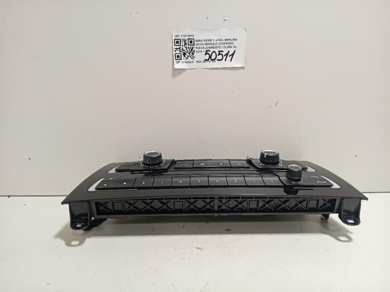 Modulo Comando Riscaldamento Clima 17313810 Bmw Serie 1 F20 Berlina 2012