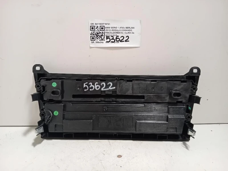 Modulo Comando Riscaldamento Clima 6411920719701 Bmw Serie 1 F20 Berlina 2012