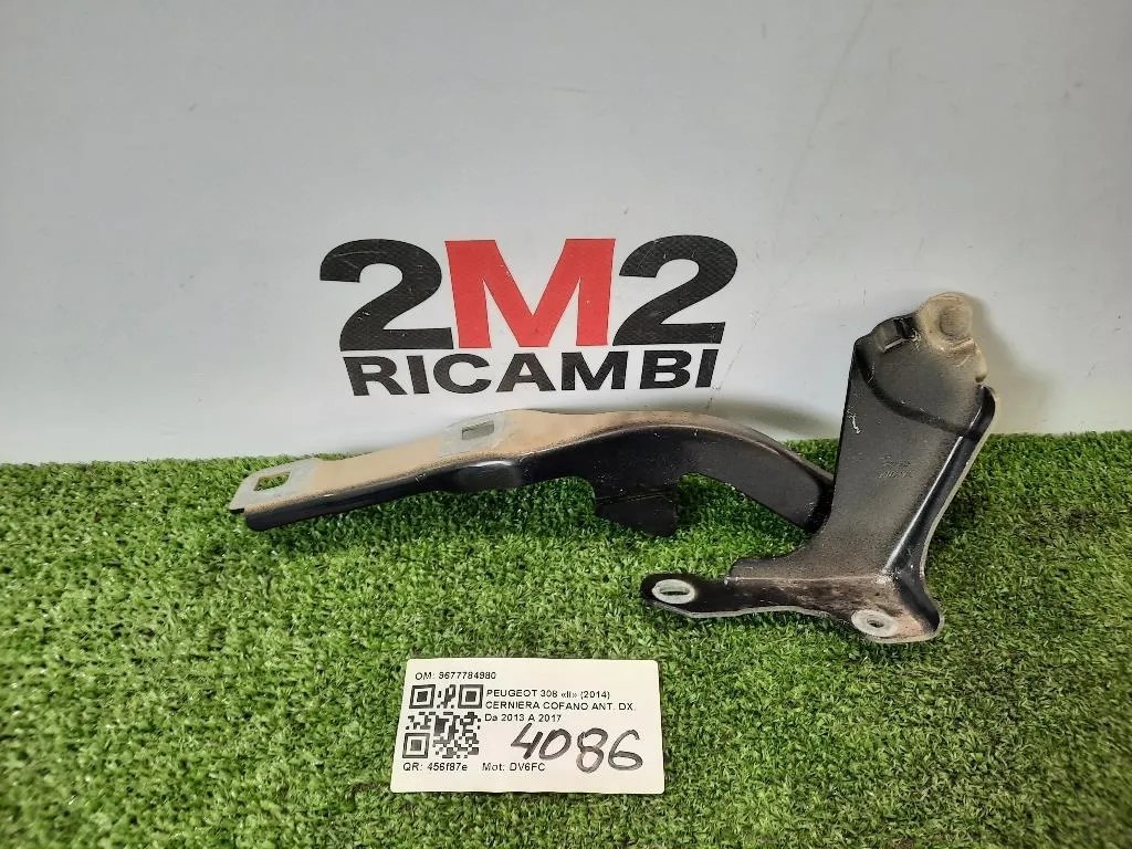 Cerniera Cofano ANT DX 9677784980 Peugeot 308 II 2014