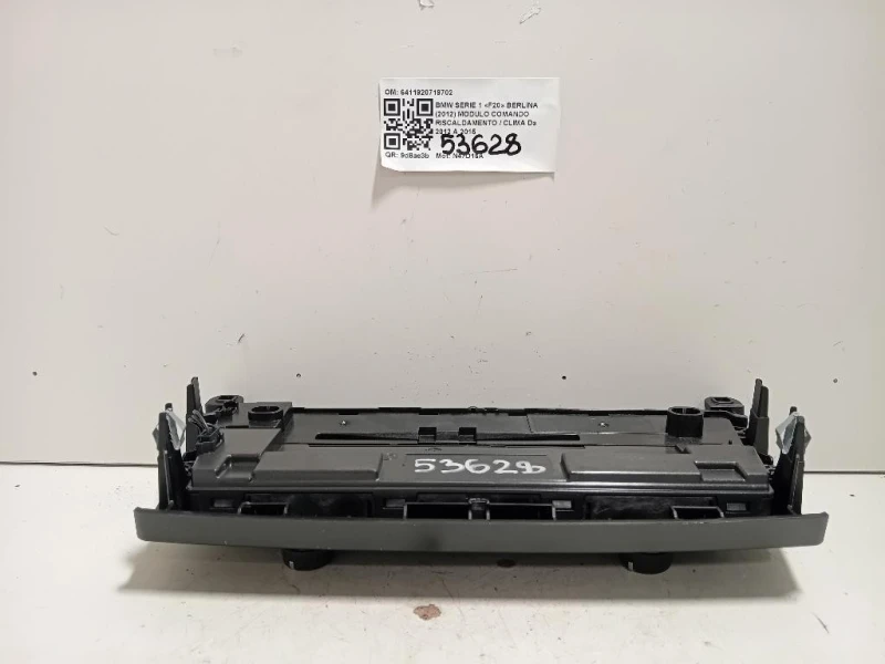 Modulo Comando Riscaldamento Clima 6411920719702 Bmw Serie 1 F20 Berlina 2012