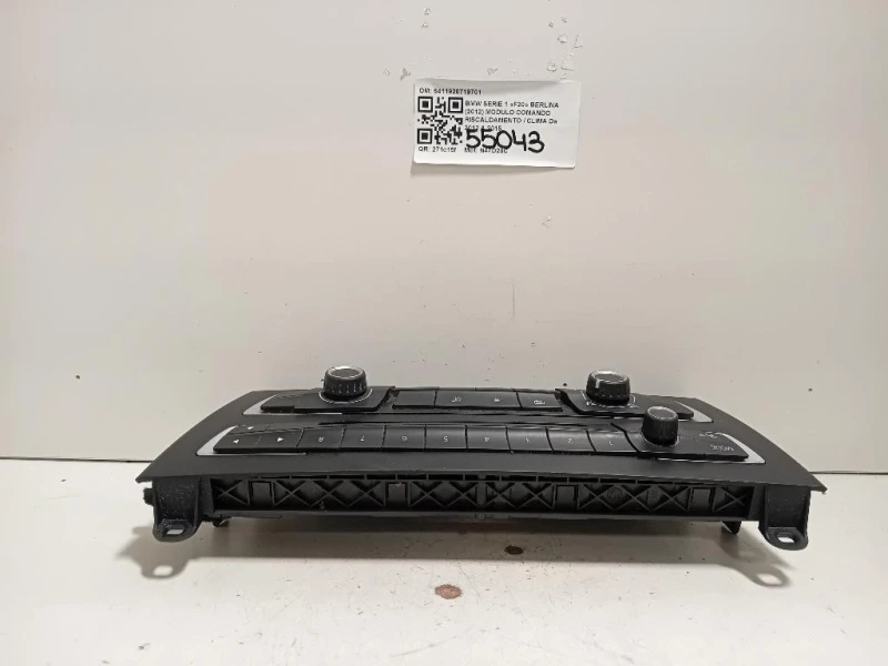 Modulo Comando Riscaldamento Clima 6411920719701 Bmw Serie 1 F20 Berlina 2012