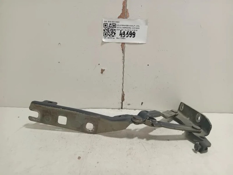 Cerniera Cofano ANT DX 5K0 823 302C Volkswagen GOLF VII 2013