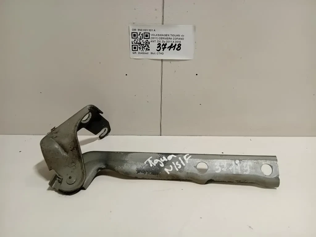 Cerniera Cofano ANT DX 5N0823301A Volkswagen Tiguan I 2011