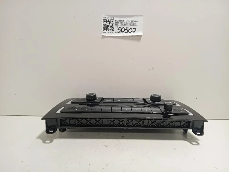Modulo Comando Riscaldamento Clima 17313810 Bmw Serie 1 F20 Berlina 2015