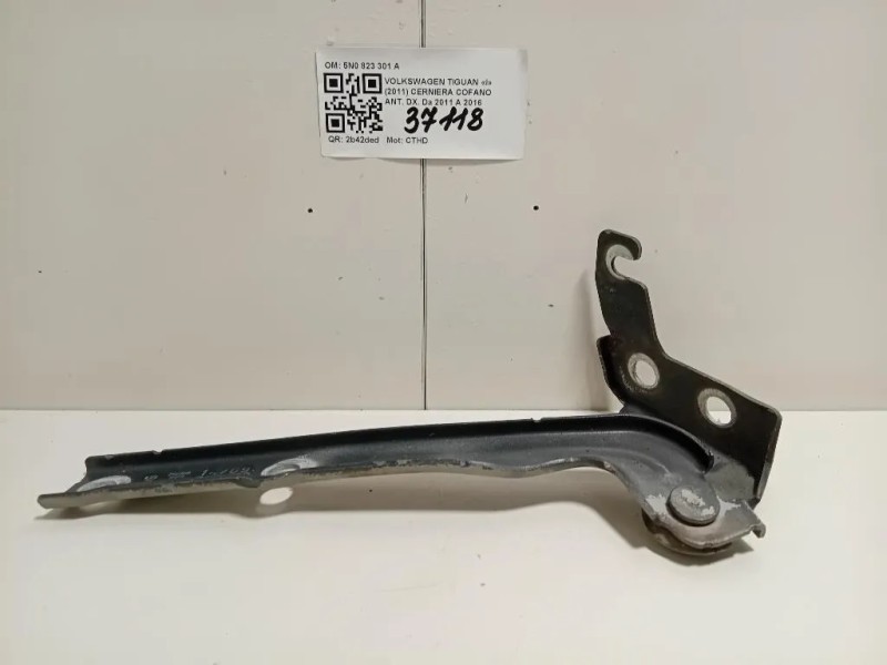 Cerniera Cofano ANT DX 5N0823301A Volkswagen Tiguan I 2011