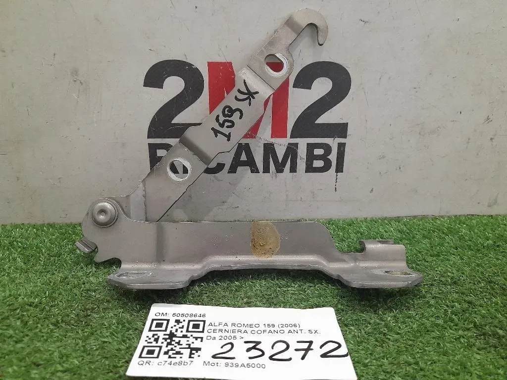Cerniera Cofano ANT SX 50508646 Alfa Romeo 159 2006