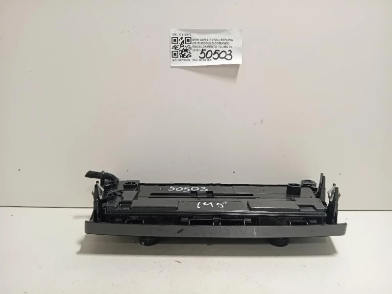 Modulo Comando Riscaldamento Clima 17313810 Bmw Serie 1 F20 Berlina 2015