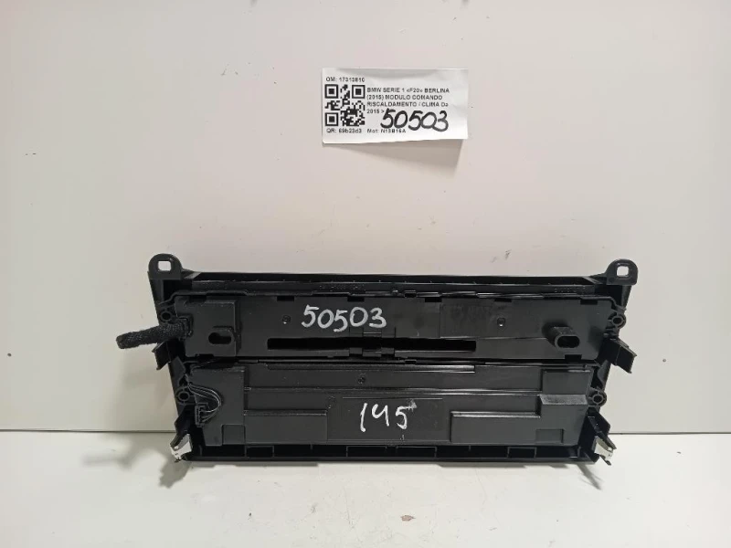 Modulo Comando Riscaldamento Clima 17313810 Bmw Serie 1 F20 Berlina 2015