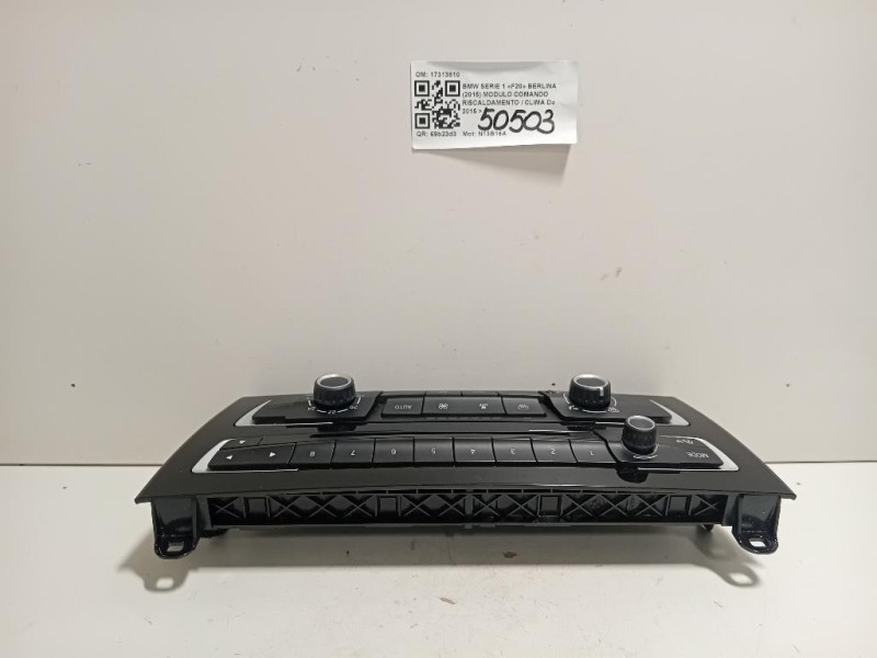 Modulo Comando Riscaldamento Clima 17313810 Bmw Serie 1 F20 Berlina 2015