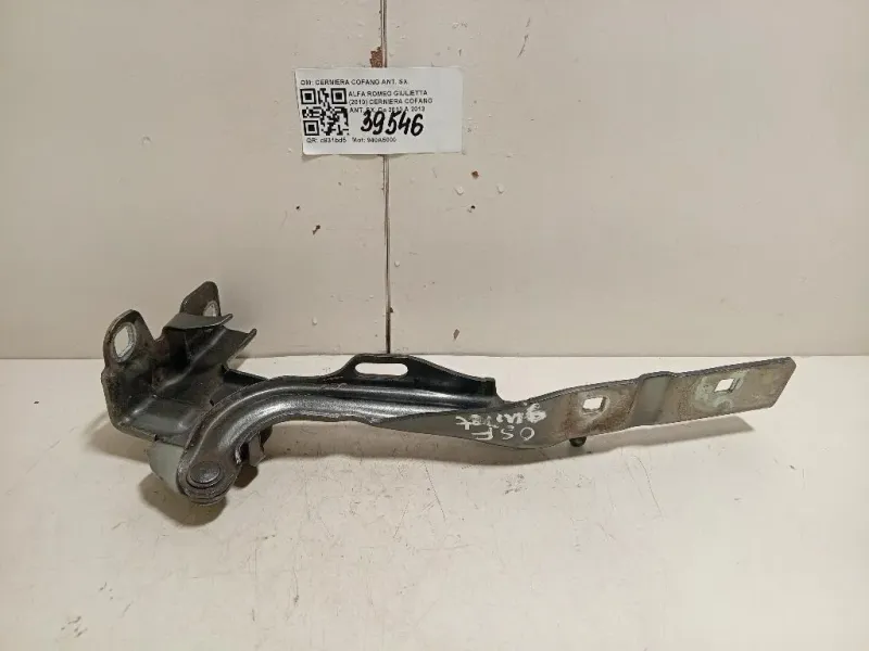 Cerniera Cofano ANT SX CERNIERA COFANO ANT SX Alfa Romeo Giulietta 2010