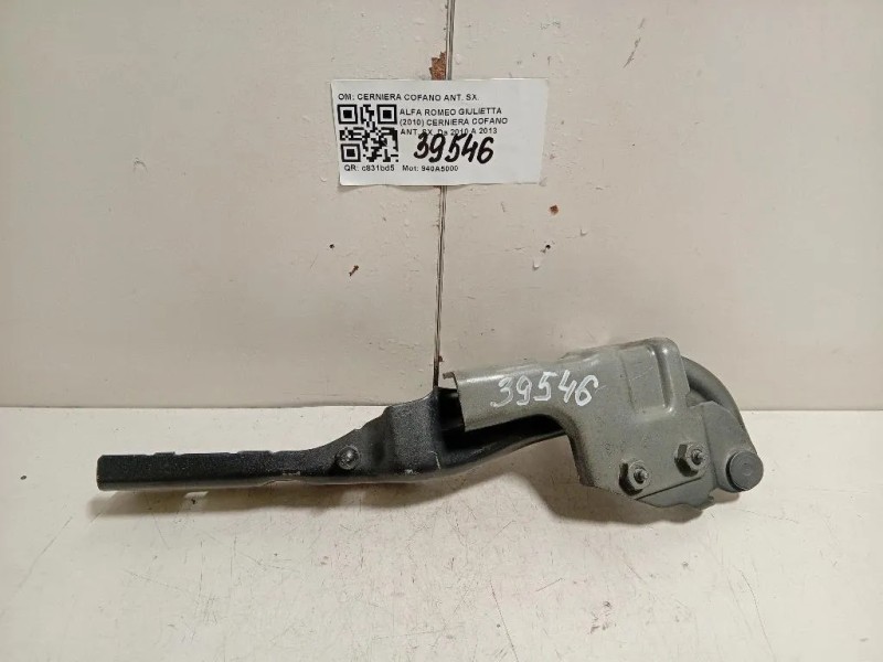 Cerniera Cofano ANT SX CERNIERA COFANO ANT SX Alfa Romeo Giulietta 2010