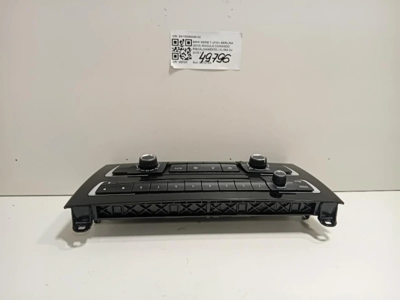 Modulo Comando Riscaldamento Clima 64119384046-02 Bmw Serie 1 F20 Berlina 2015