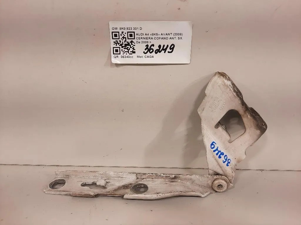 Cerniera Cofano ANT SX 8K0 823 301 D Audi A4 8K5 Avant 2008