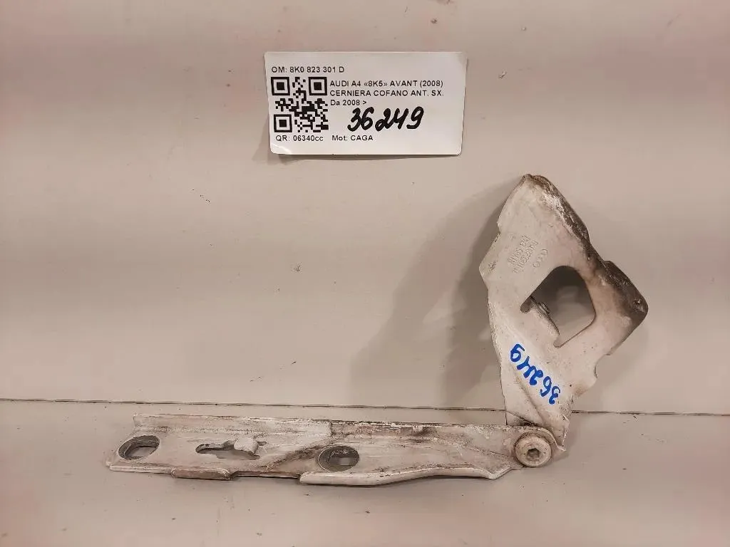 Cerniera Cofano ANT SX 8K0 823 301 D Audi A4 8K5 Avant 2008