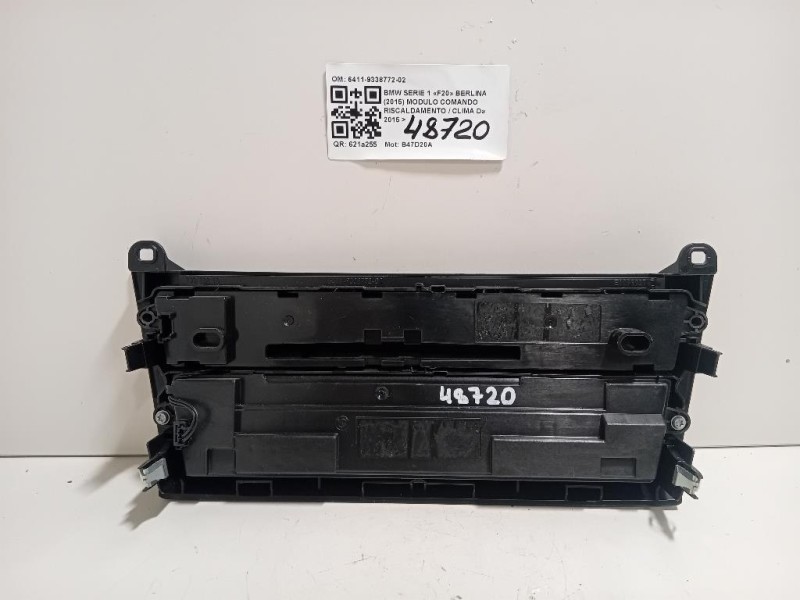 Modulo Comando Riscaldamento Clima 6411-9338772-02 Bmw Serie 1 F20 Berlina 2015