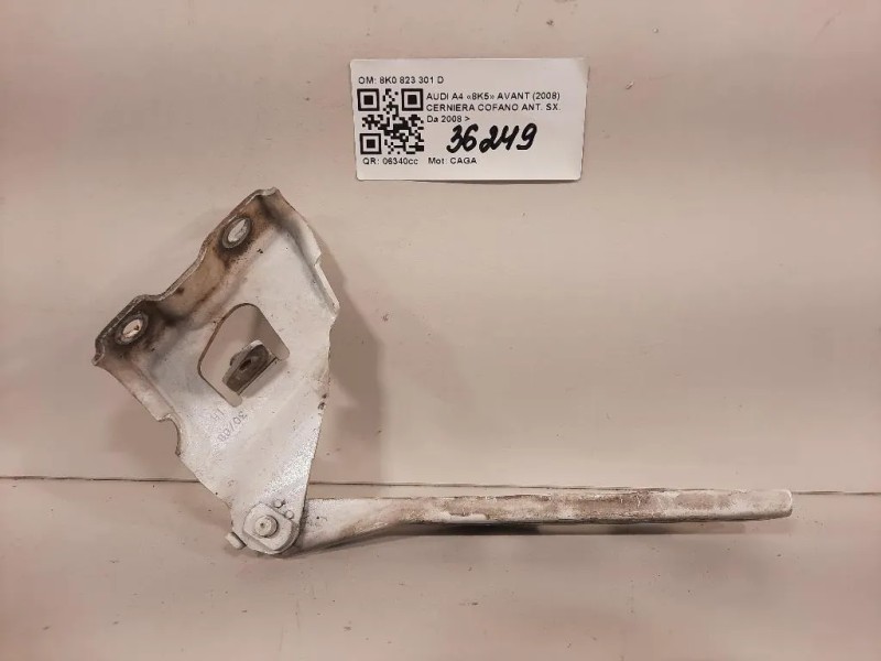 Cerniera Cofano ANT SX 8K0 823 301 D Audi A4 8K5 Avant 2008