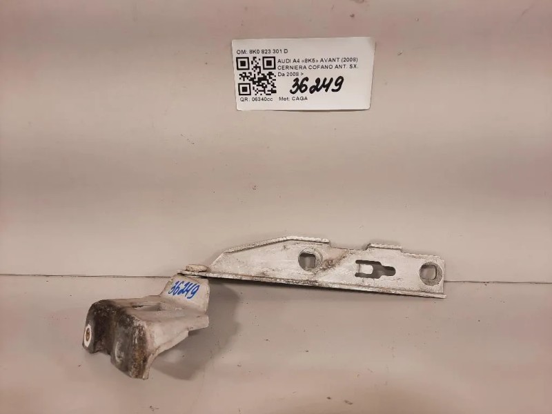 Cerniera Cofano ANT SX 8K0 823 301 D Audi A4 8K5 Avant 2008