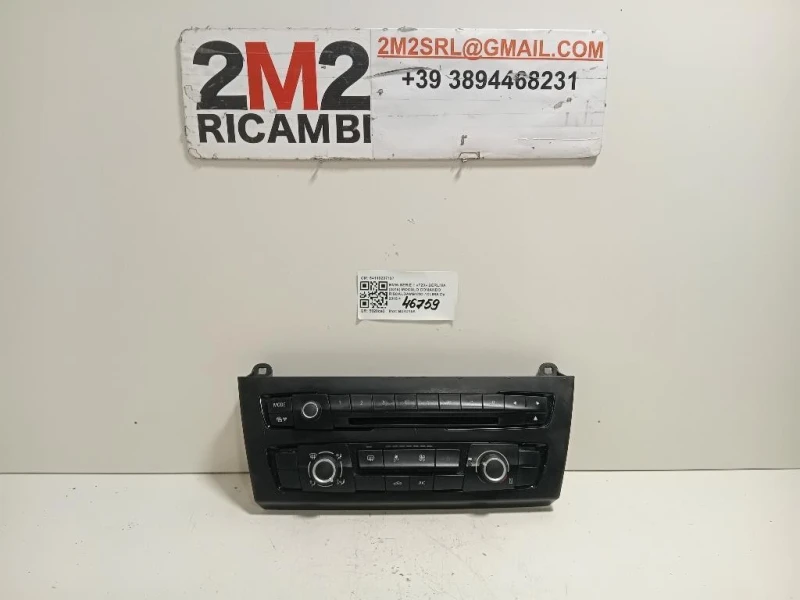 Modulo Comando Riscaldamento Clima 64119207197 Bmw Serie 1 F20 Berlina 2015