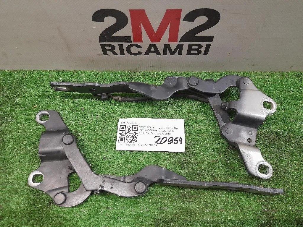Cerniera Cofano ANT SX 7060559 7060560 Bmw Serie 1 E87 Berlina 2005