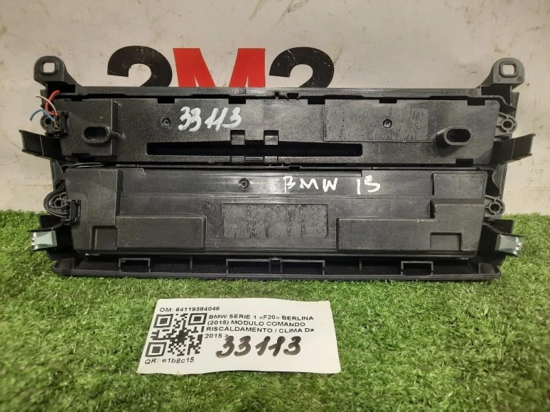 Modulo Comando Riscaldamento Clima 64119384046 Bmw Serie 1 F20 Berlina 2015