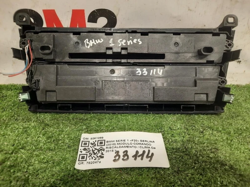 Modulo Comando Riscaldamento Clima 9261099 Bmw Serie 1 F20 Berlina 2015