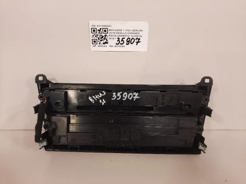 Modulo Comando Riscaldamento Clima 64119384041 Bmw Serie 1 F20 Berlina 2015