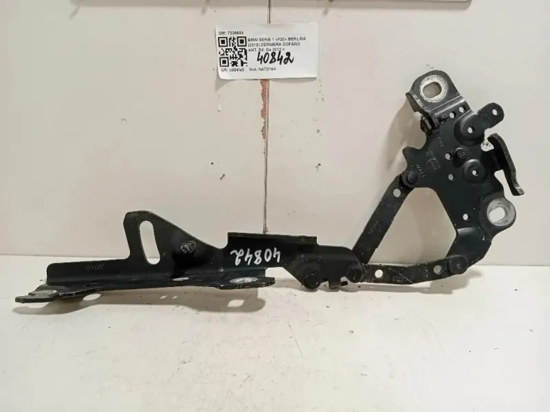 Cerniera Cofano ANT SX 7336699 Bmw Serie 1 F20 Berlina 2012