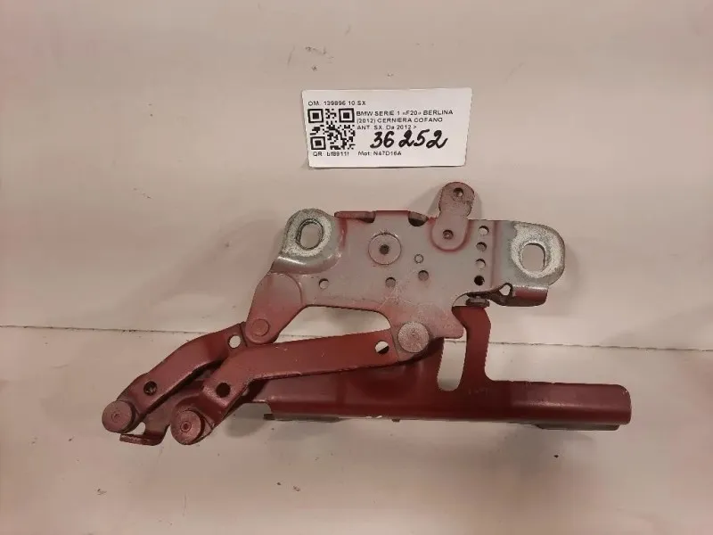 Cerniera Cofano ANT SX 139896 10 SX Bmw Serie 1 F20 Berlina 2012