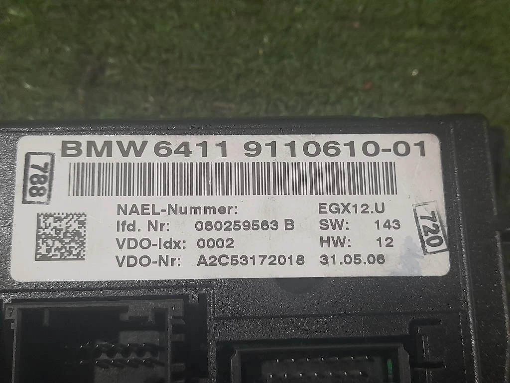 Modulo Comando Riscaldamento Clima 6411911061001 Bmw Serie 3 E90 Berlina 2005