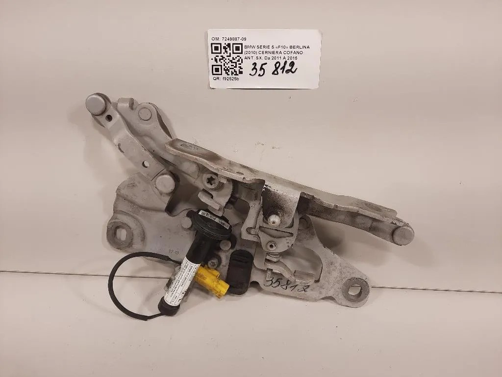 Cerniera Cofano ANT SX 7249887-09 Bmw Serie 5 F10 Berlina 2010