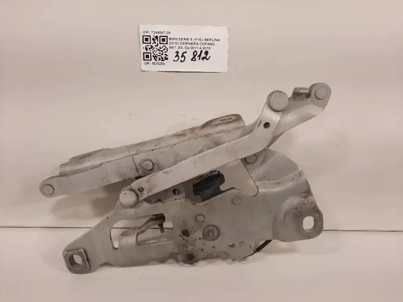 Cerniera Cofano ANT SX 7249887-09 Bmw Serie 5 F10 Berlina 2010