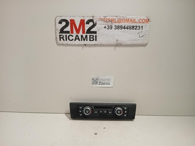 Modulo Comando Riscaldamento Clima 6411919926001 Bmw Serie 3 E90 Berlina 2005