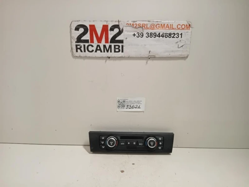 Modulo Comando Riscaldamento Clima 6411919926001 Bmw Serie 3 E90 Berlina 2005