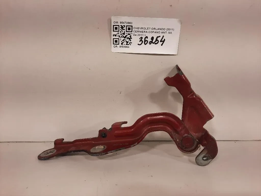 Cerniera Cofano ANT SX 95470963 Chevrolet Orlando 2011