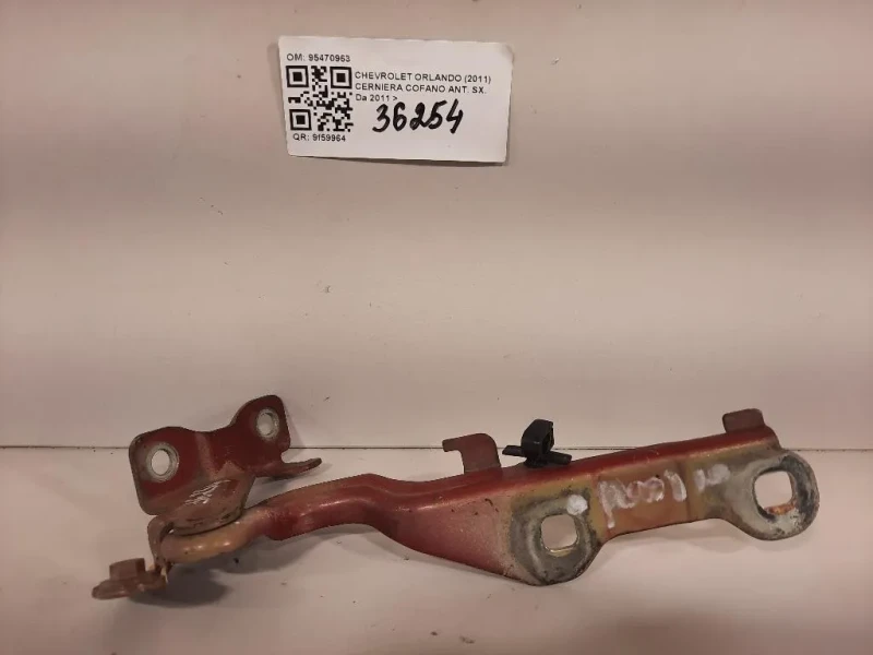 Cerniera Cofano ANT SX 95470963 Chevrolet Orlando 2011
