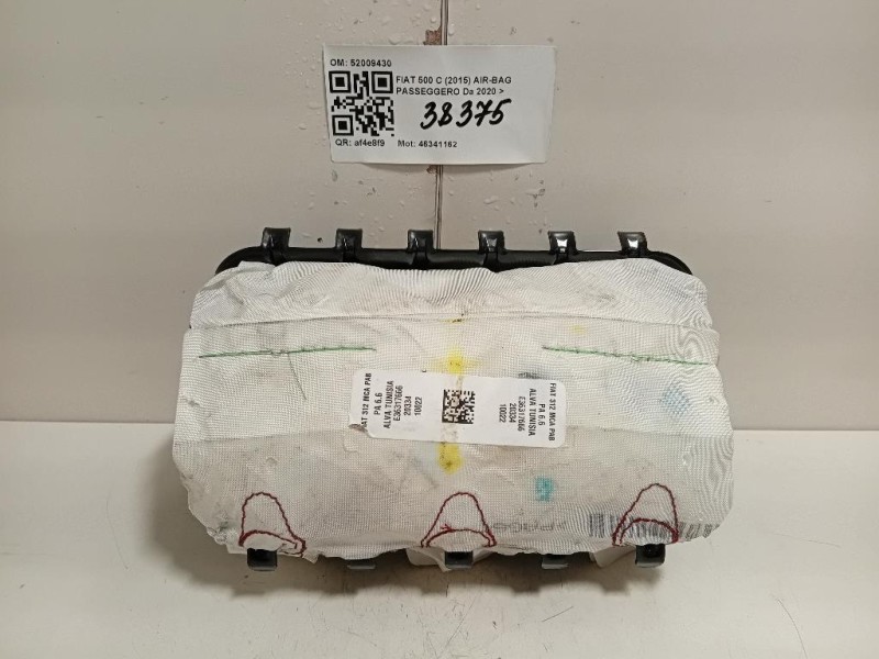 Air-bag Passeggero 52009430 Fiat 500 C 2015