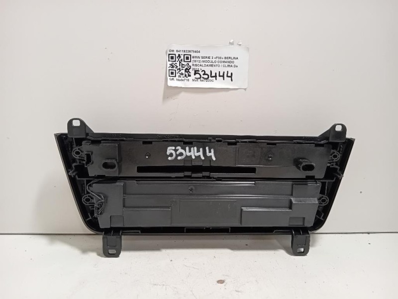 Modulo Comando Riscaldamento Clima 6411922678404 Bmw Serie 3 F30 Berlina 2012