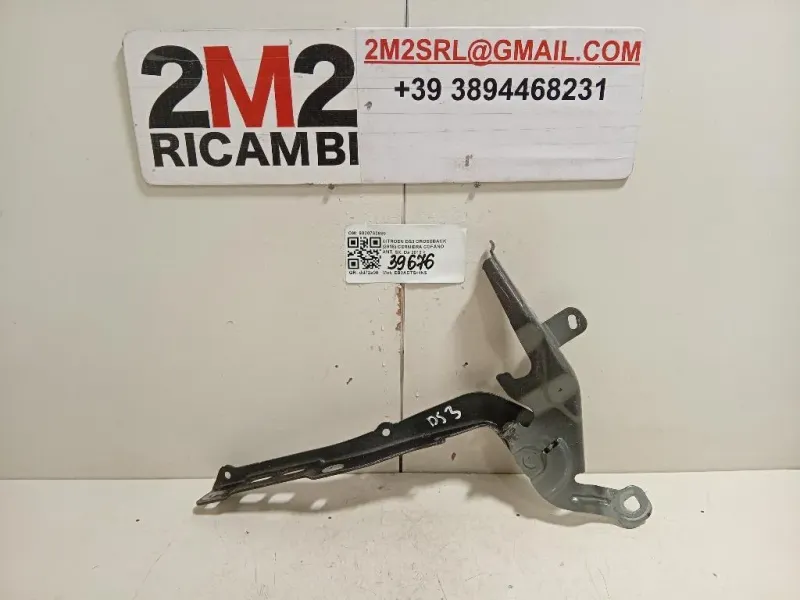 Cerniera Cofano ANT SX 9820730880 Citroen DS3 Crossback 2018