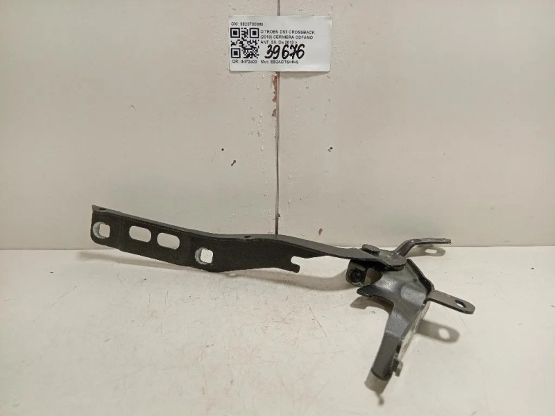 Cerniera Cofano ANT SX 9820730880 Citroen DS3 Crossback 2018