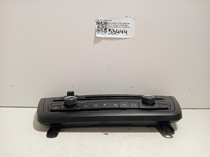 Modulo Comando Riscaldamento Clima 6411922678404 Bmw Serie 3 F30 Berlina 2012
