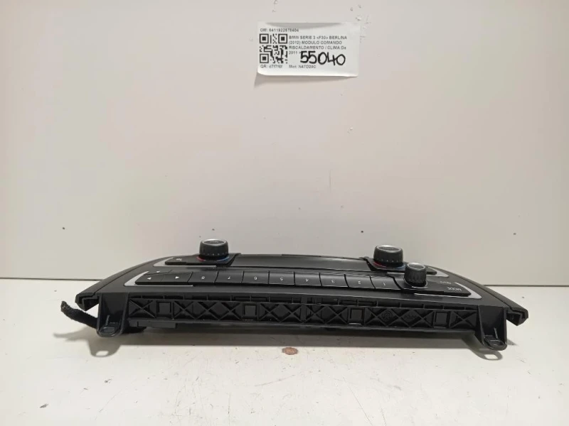 Modulo Comando Riscaldamento Clima 6411922678404 Bmw Serie 3 F30 Berlina 2012