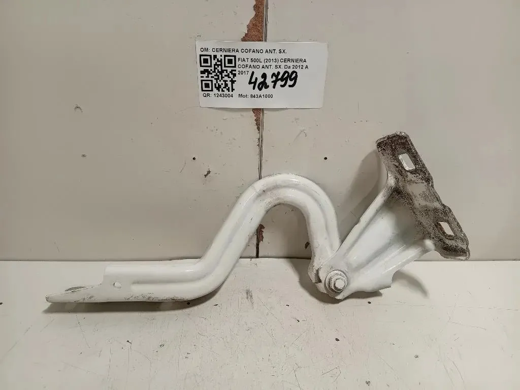 Cerniera Cofano ANT SX 51883030 Fiat 500L 2013
