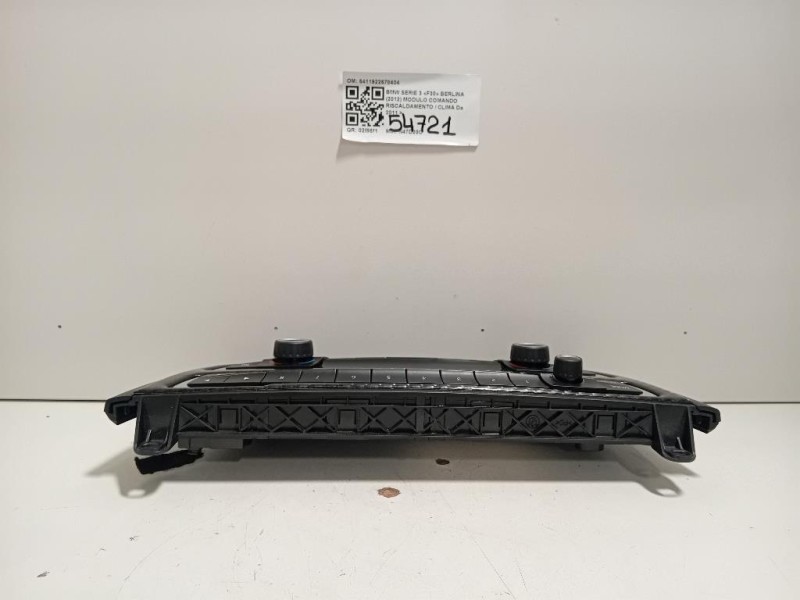 Modulo Comando Riscaldamento Clima 6411922678404 Bmw Serie 3 F30 Berlina 2012