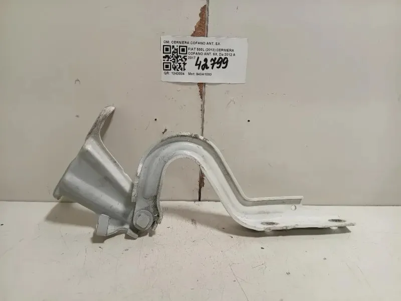 Cerniera Cofano ANT SX 51883030 Fiat 500L 2013