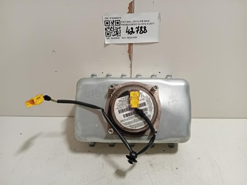 Air-bag Passeggero 519446610 Fiat 500L 2013