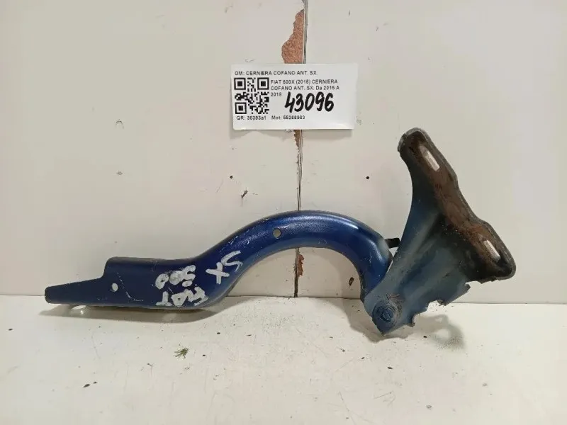 Cerniera Cofano ANT SX CERNIERA COFANO ANT SX Fiat 500X 2015