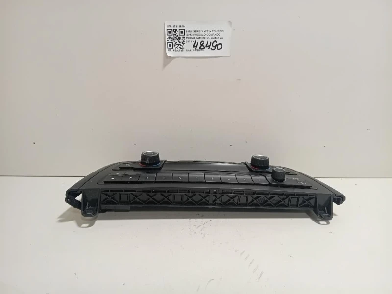 Modulo Comando Riscaldamento Clima 17313810 Bmw Serie 3 F31 Touring 2012