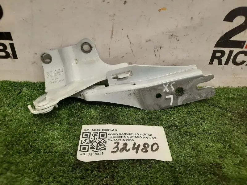 Cerniera Cofano ANT SX AB39-16801-AB Ford Ranger IV 2012