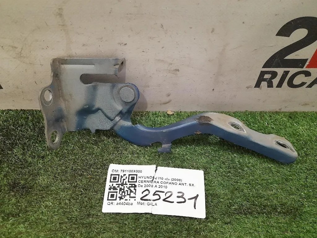 Cerniera Cofano ANT SX 791100X000 Hyundai I10 I 2008