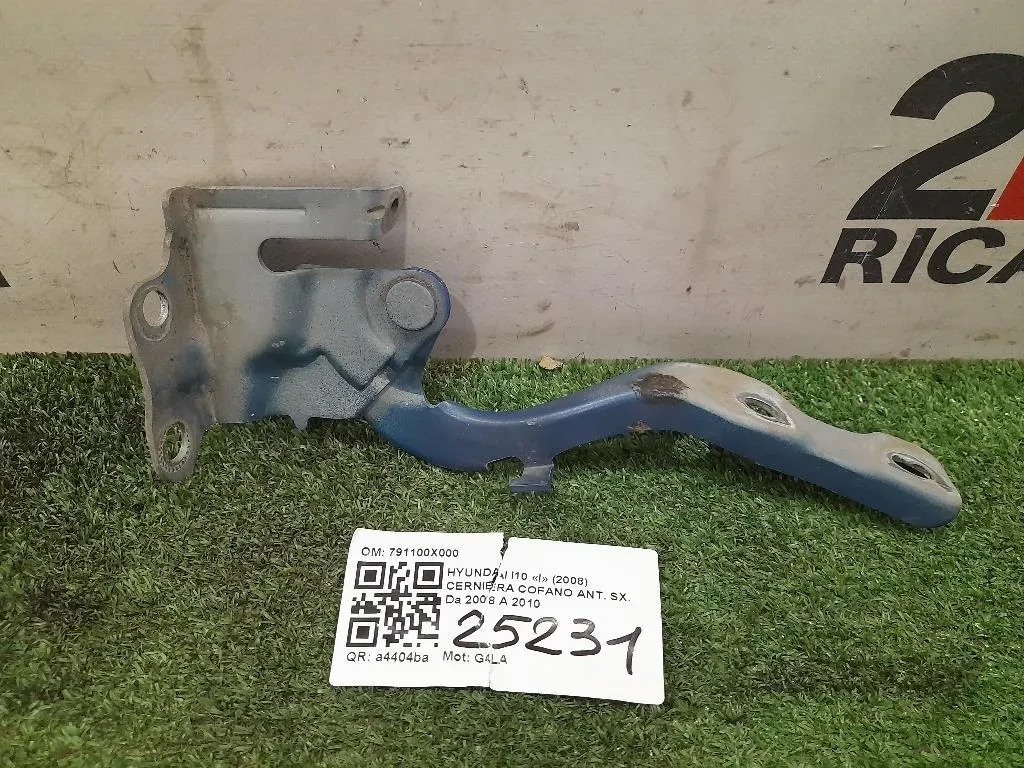 Cerniera Cofano ANT SX 791100X000 Hyundai I10 I 2008
